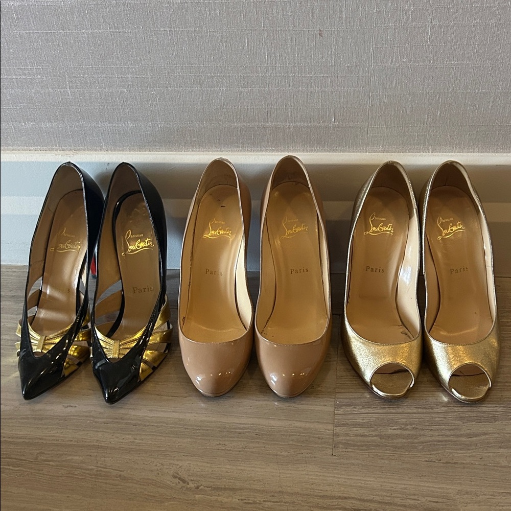 Christian Louboutin - Set of three - size 40 Women - SALE